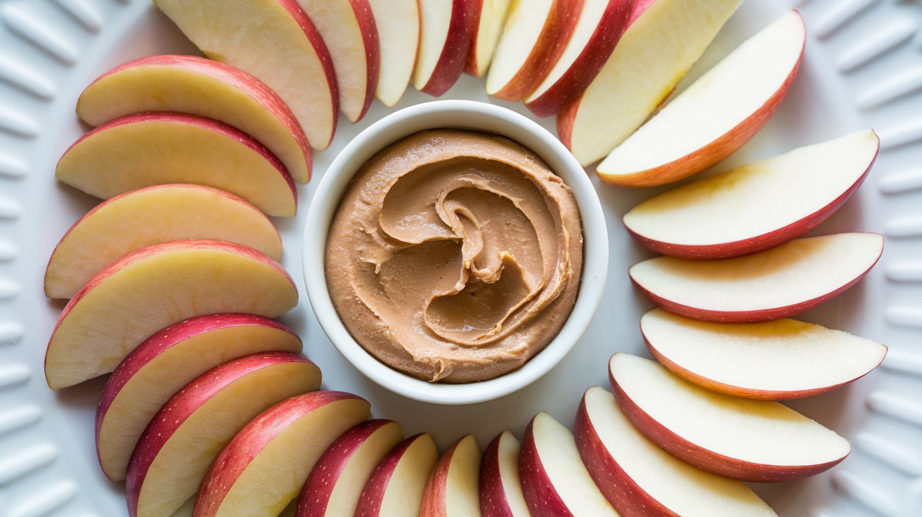 Apple Slices with Peanut Butter