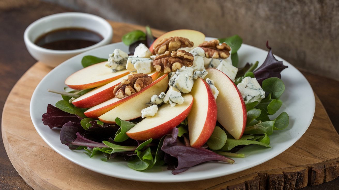 Apple and Walnut Salads recipes with Blue Cheese