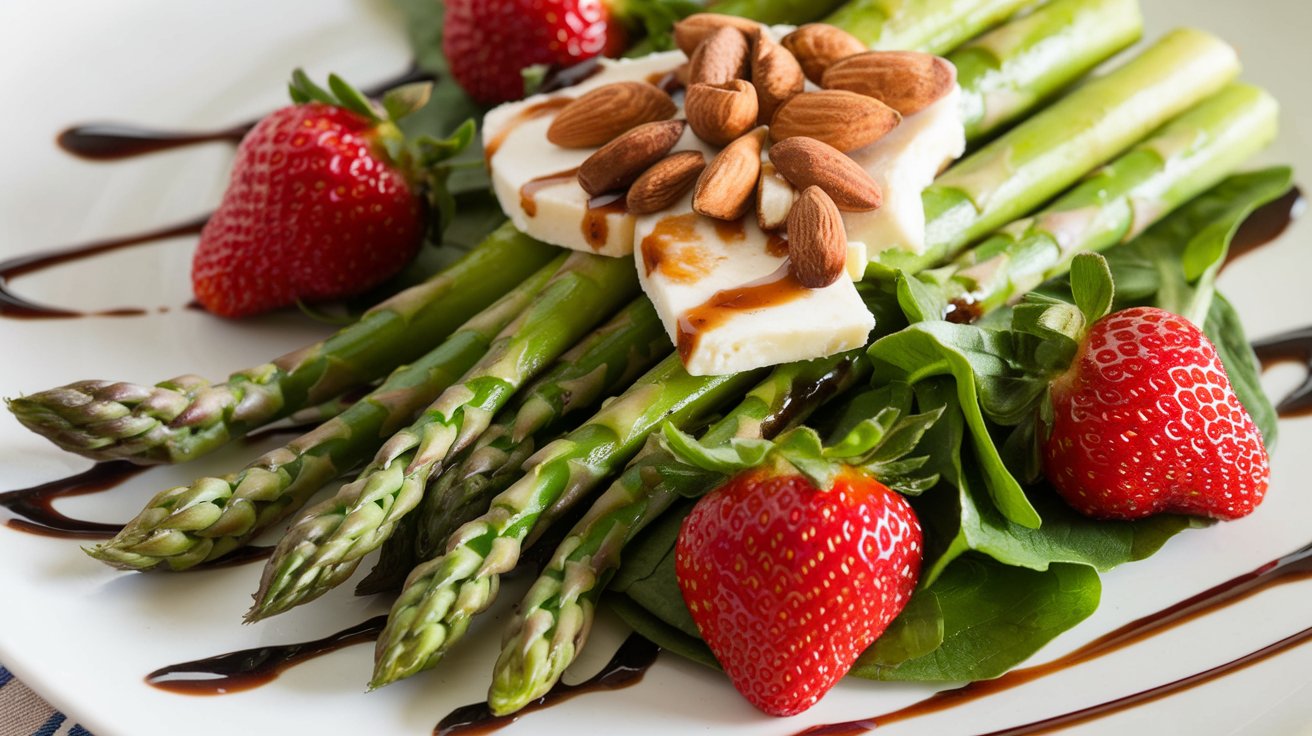 Asparagus and Strawberry