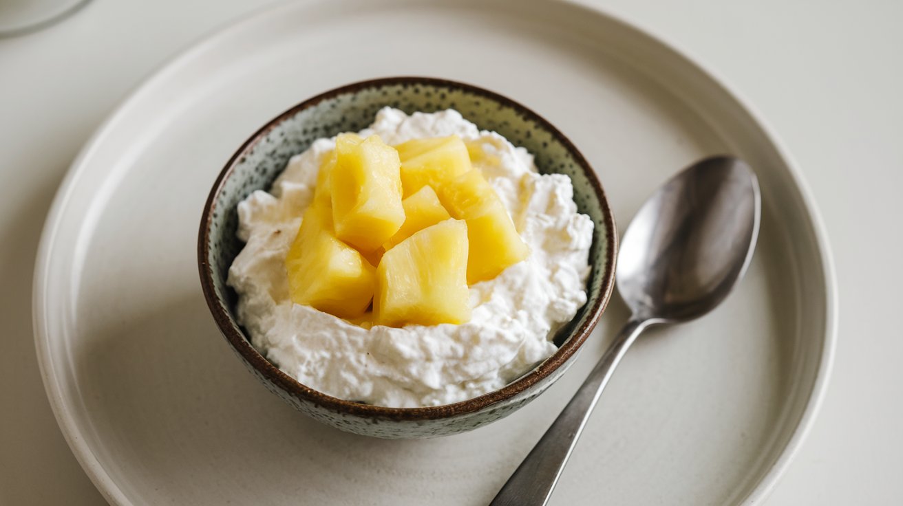 Cottage Cheese with Pineapple