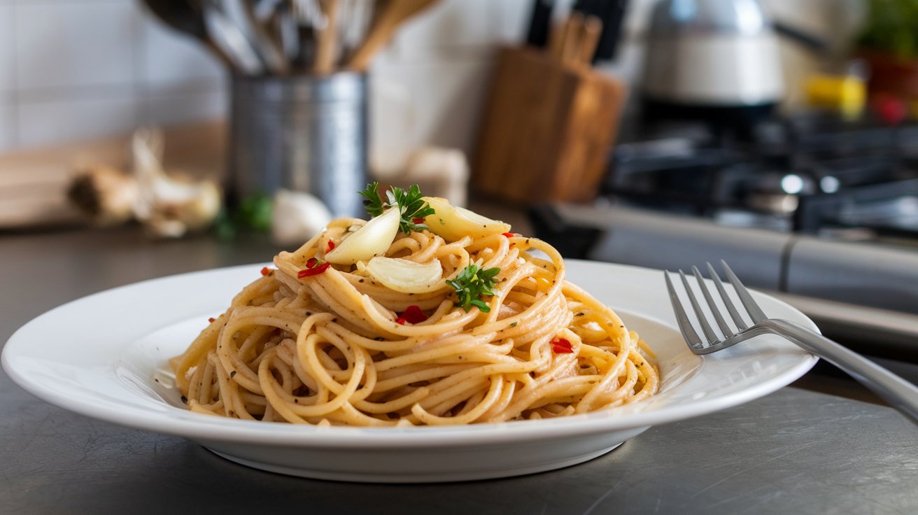 Easy Spaghetti Aglio e Olio