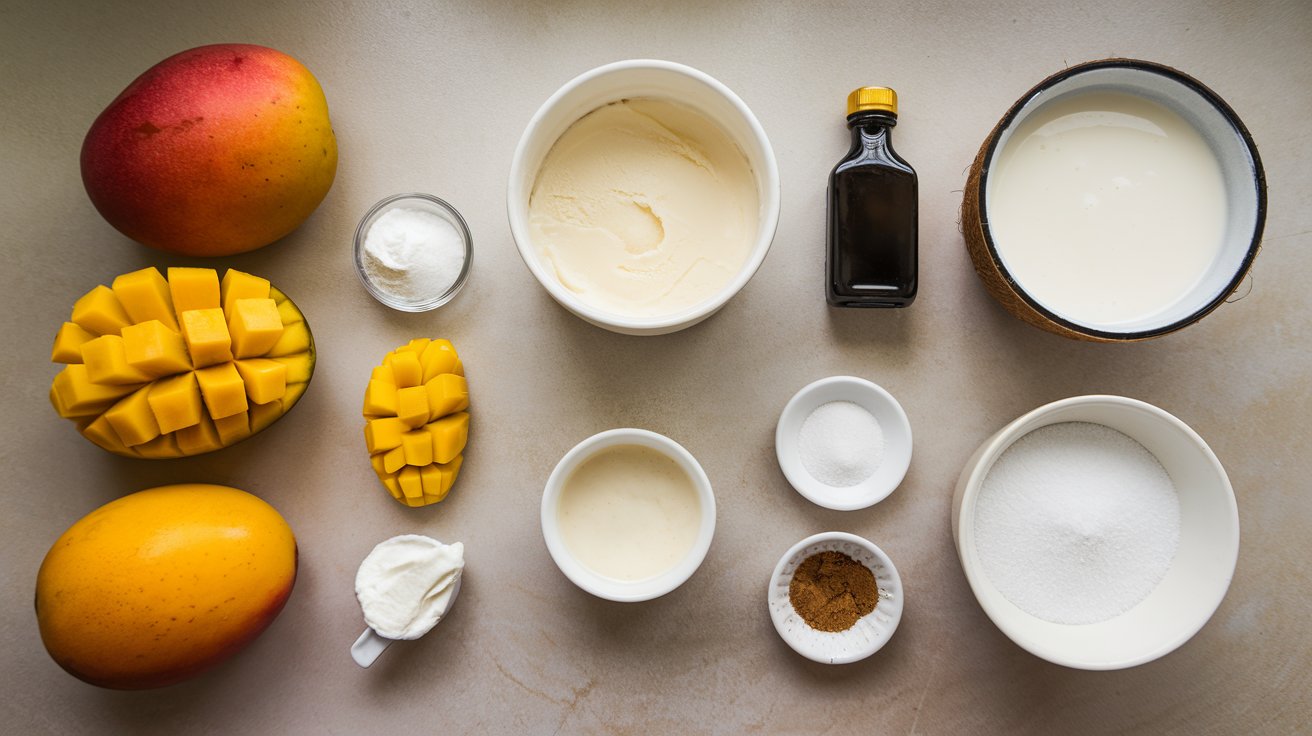 Essential Ingredients for Making Mango Ice Cream