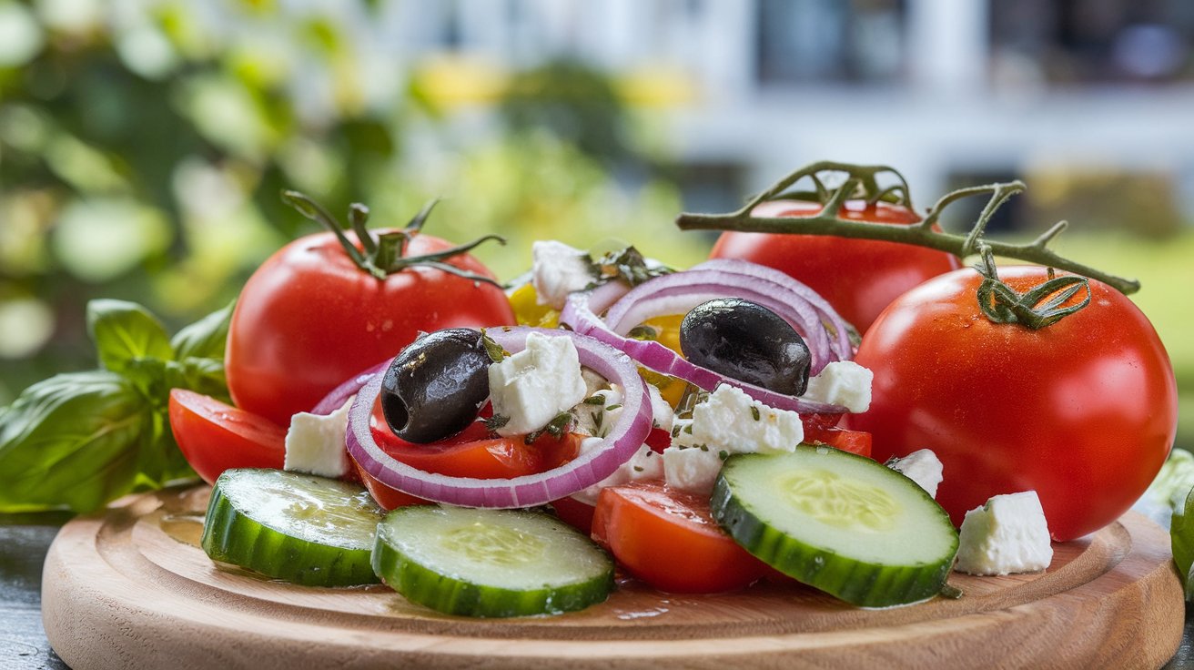 Greek Salads recipes with Olives and Feta