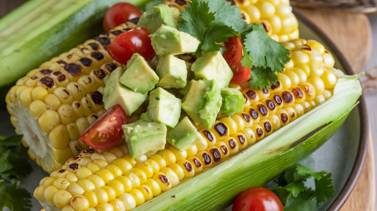 Grilled Corn and Avocado Salad