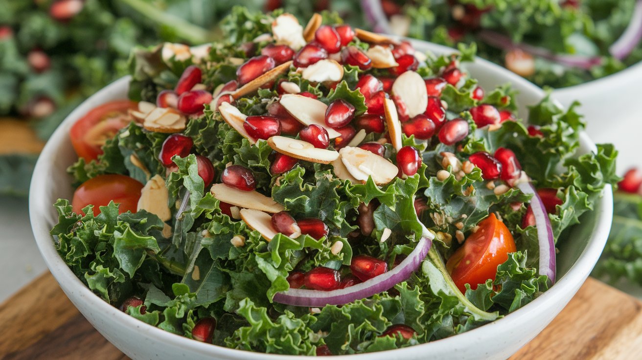 Kale and Pomegranate Salads recipes