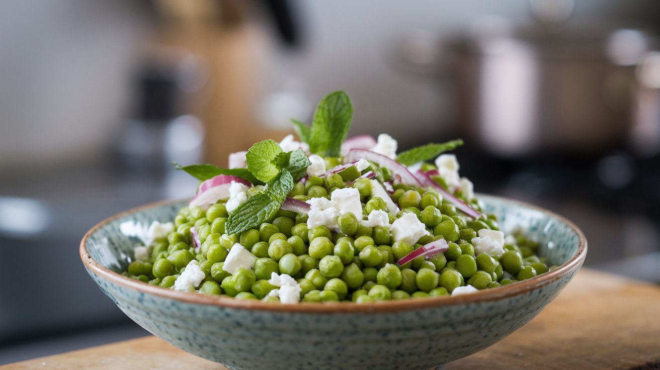 Pea and Mint Salad with Feta