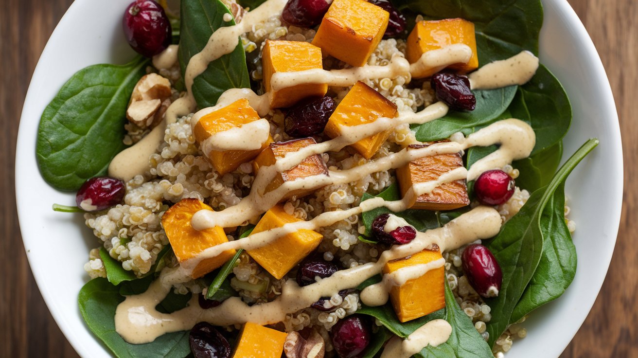 Roasted Pumpkin and Quinoa Salad