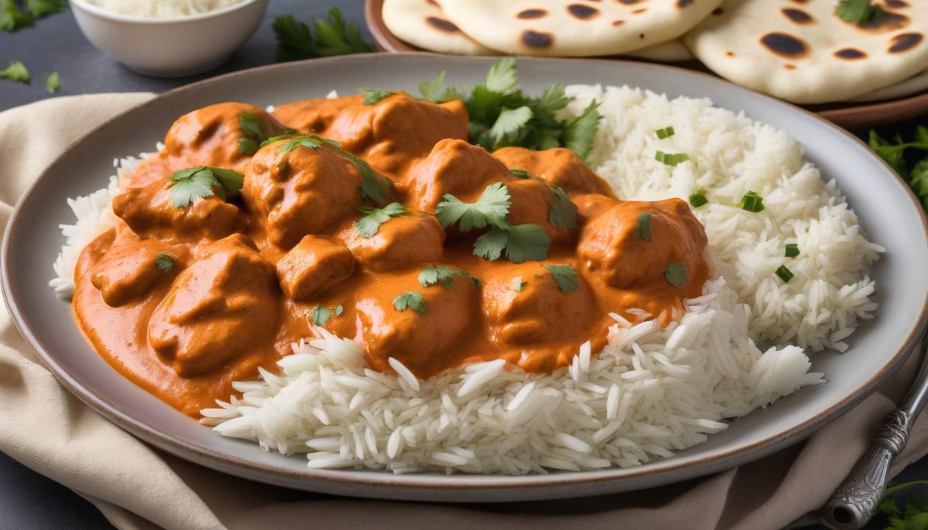 Serving Butter Chicken