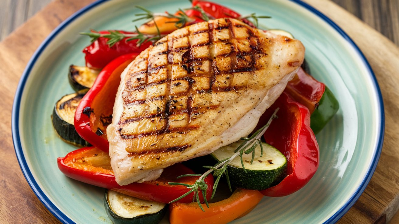  Simple Grilled Chicken with Vegetables