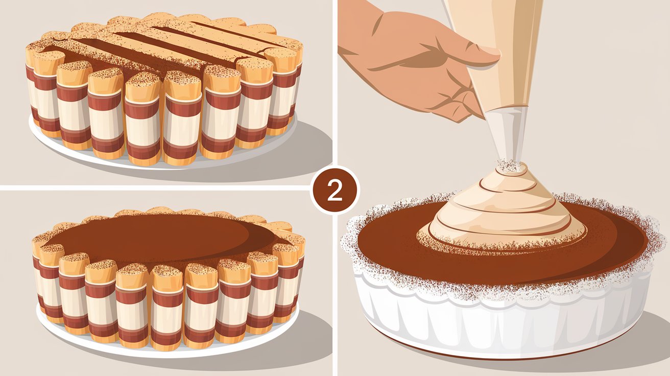 Step-by-Step Tiramisu Assembly
