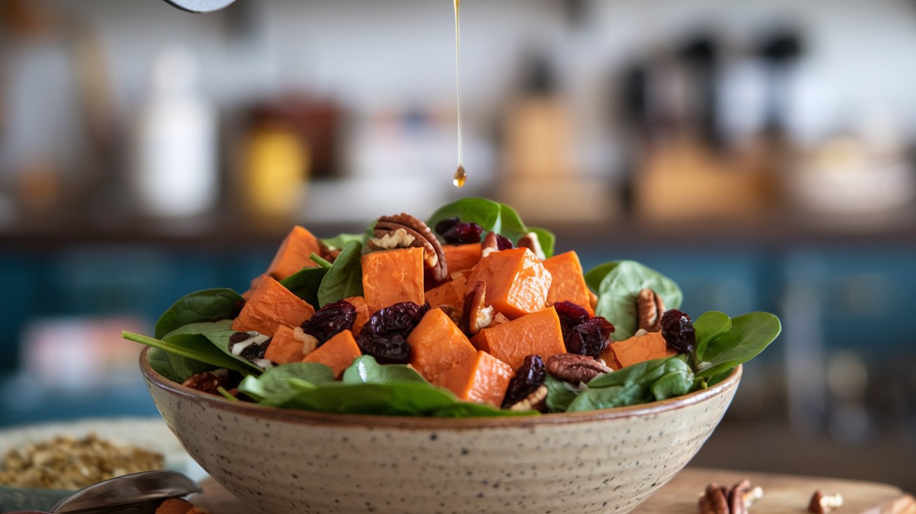 Sweet Potato and Spinach Salads recipes