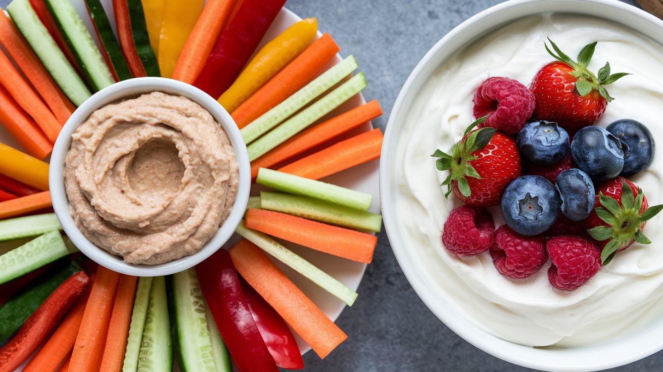  Veggie Sticks with Hummus