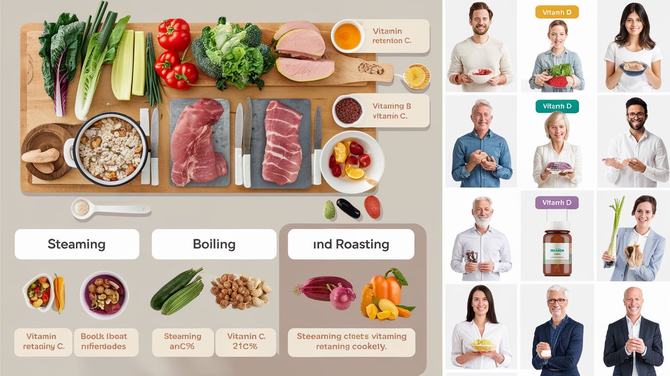 Vitamin food chart with age