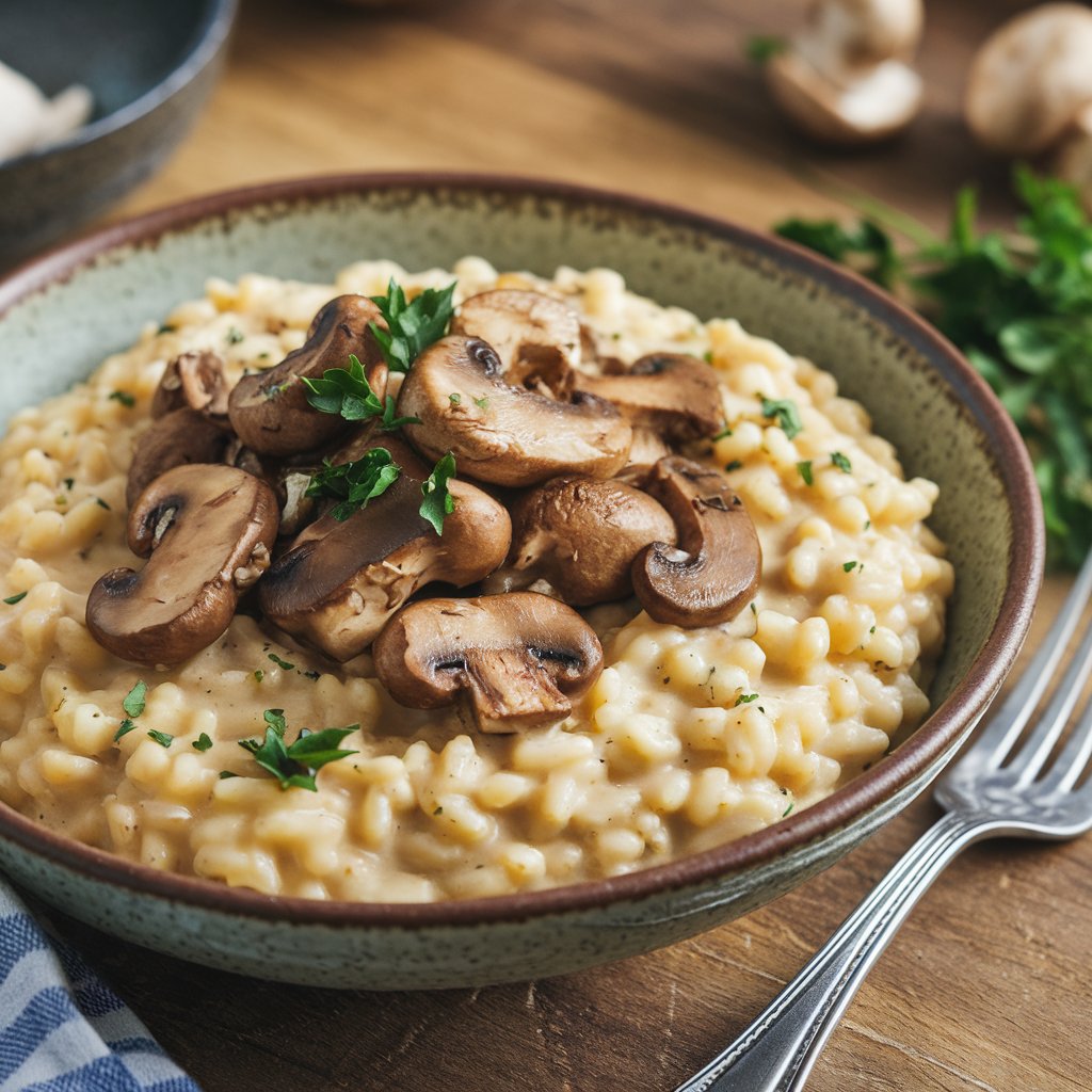 Vegan Mushroom Risotto