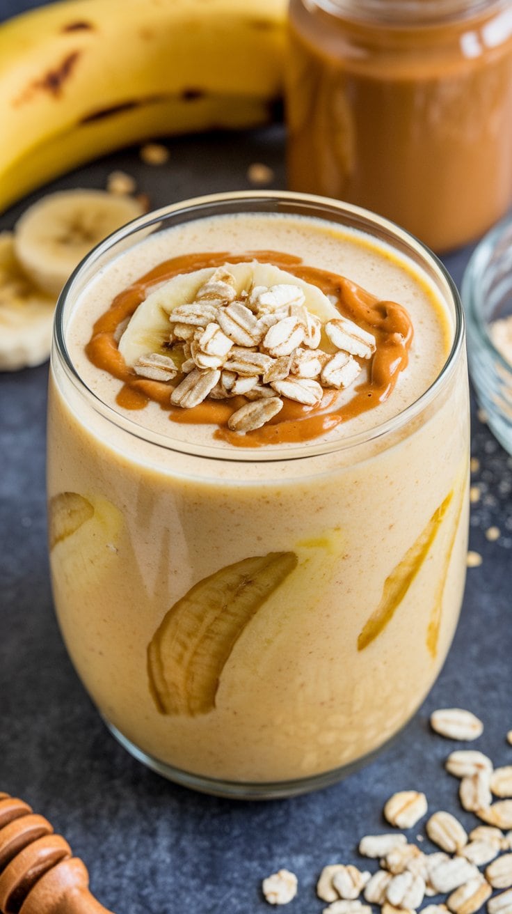 nutty banana smoothie