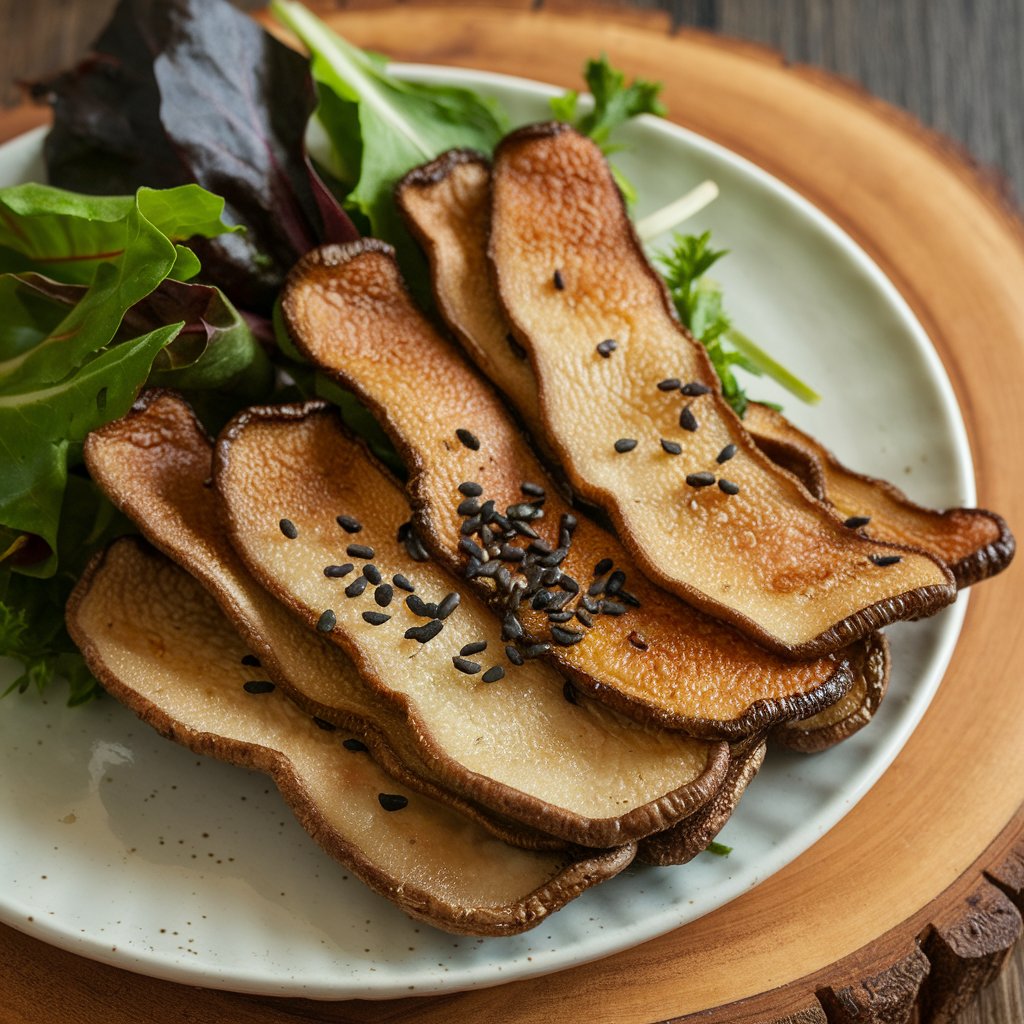 Shiitake Mushroom "Bacon" Strips