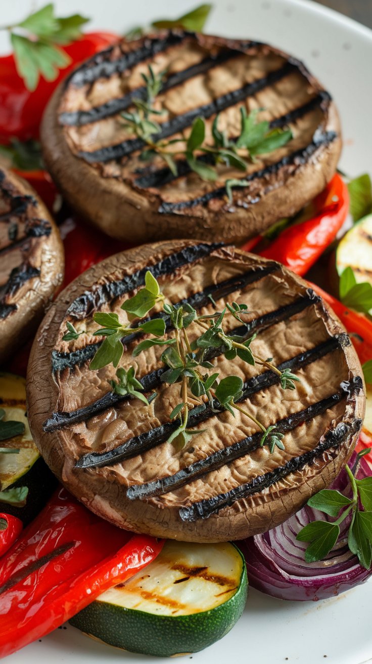 Grilled Portobello Mushroom "Steaks"