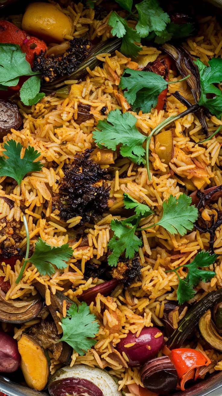 Vegetarian and Vegan Variations of Biryani