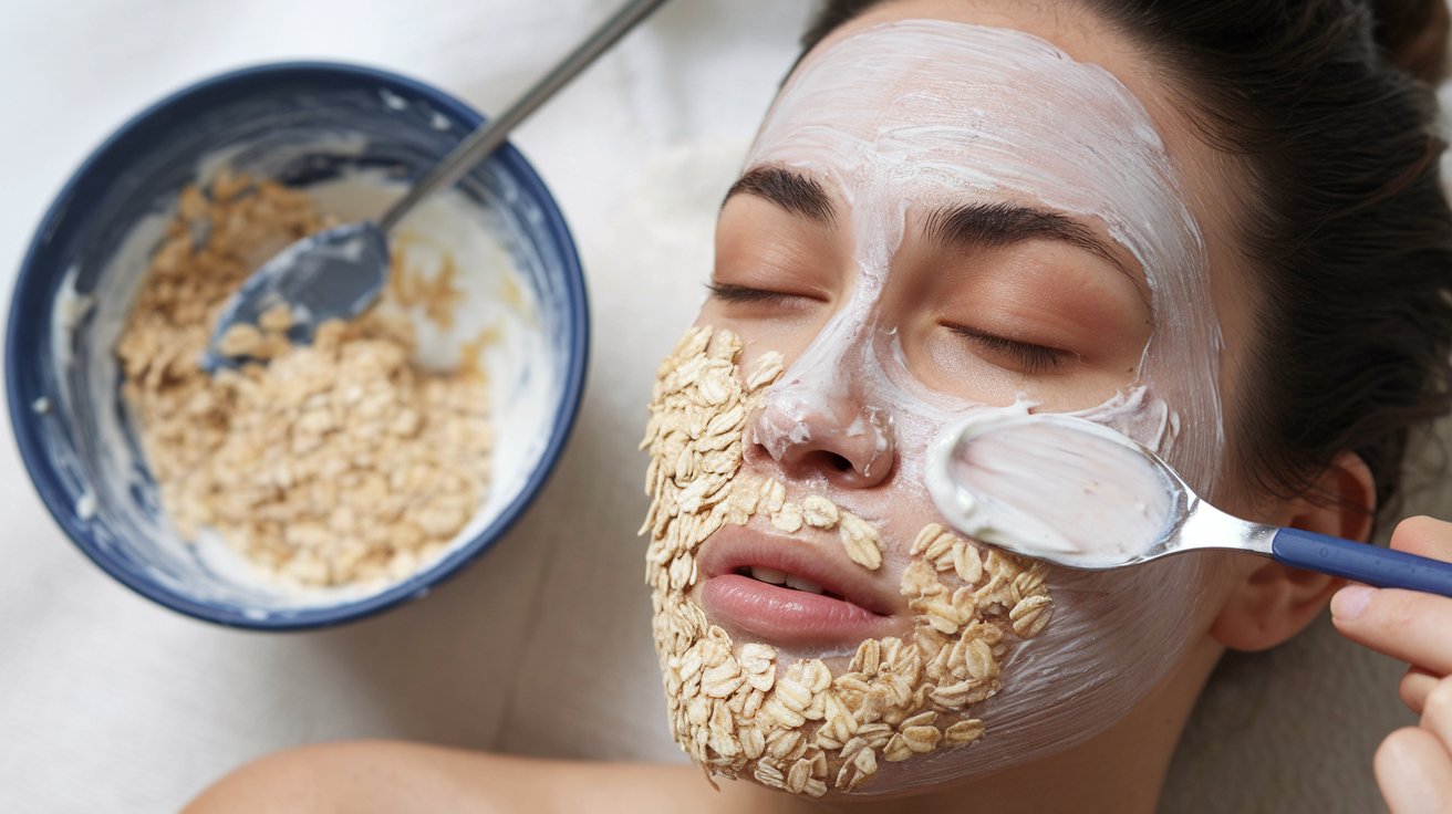 Oatmeal Masks  remove pimples naturally permanently